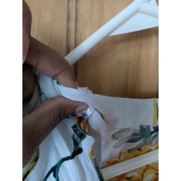 Blue Island Coverup swim tropical dress womens L - Picture 10 of 13